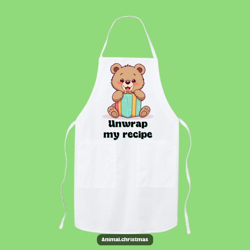 Funny Bear Cub Gift Apron: Add Excitement to Your Kitchen Adventures