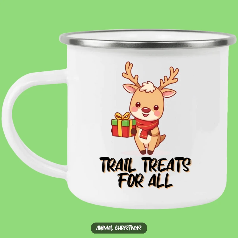 Funny Reindeer Camping Mug - Cheerful Gift Delivery for Outdoor Adventures