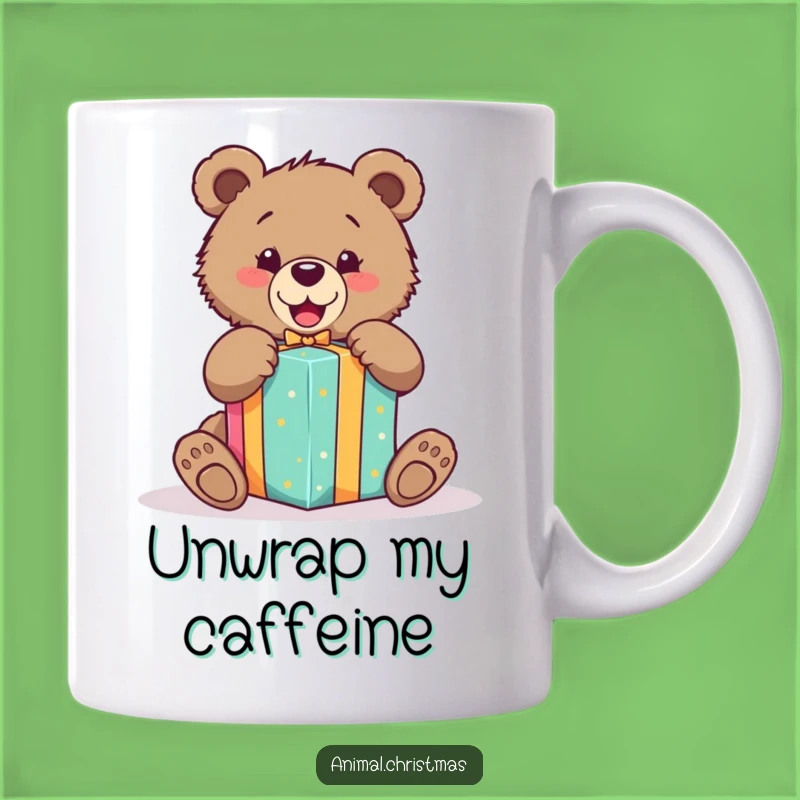 Funny Bear Cub Gift Mug: A Joyful and Humorous Present for Excitable Personalities