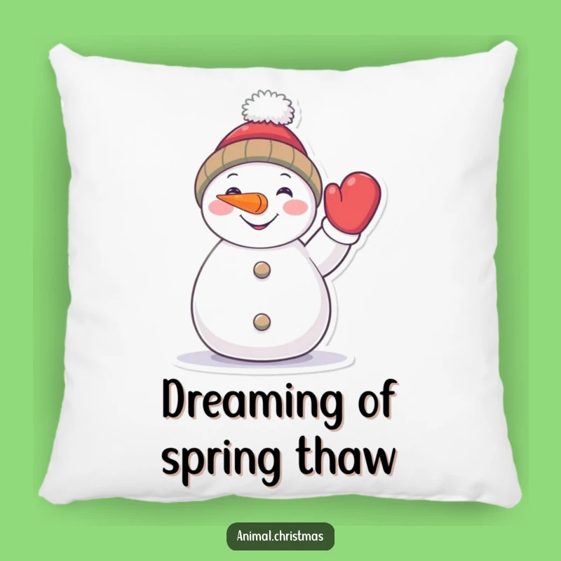 Funny Snowman Pillow: Add a Cheerful Hug of Winter Comfort and Humor