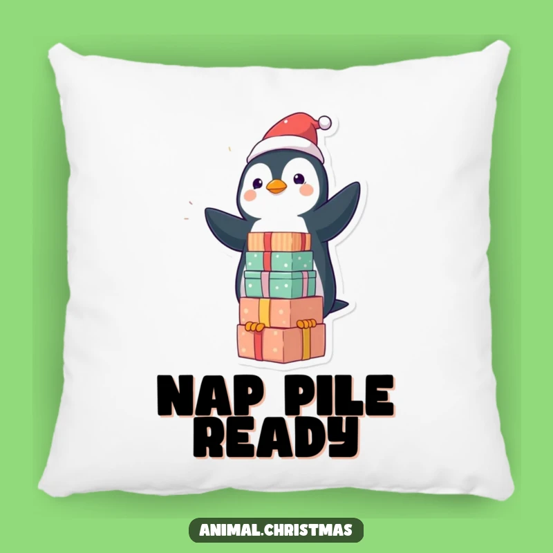 Funny Kawaii Penguin Pillow: Cute & Comfy Holiday Decor for Hilarious Comfort