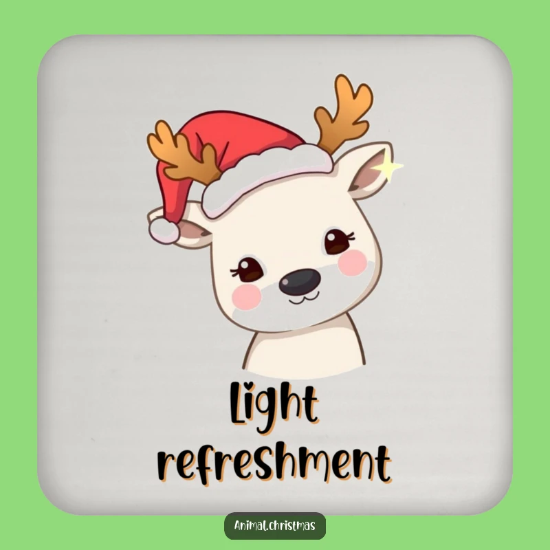 Funny Antler Animal Coaster: Protect Surfaces with Holiday Wonder - Funny Gift