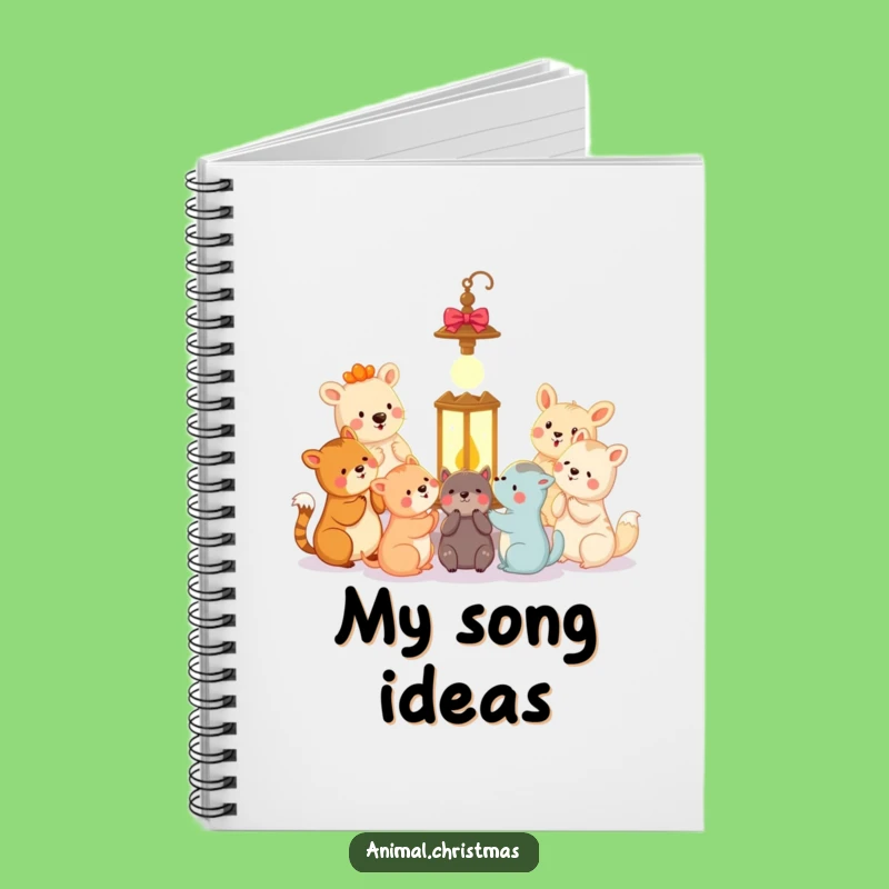 Funny Animal Carolers Notebook - Journal for Festive Lyrics & Ideas