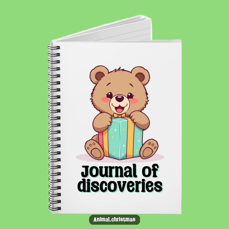 Funny Bear Cub Gift Notebook: Jot Down Ideas with Joyful Enthusiasm