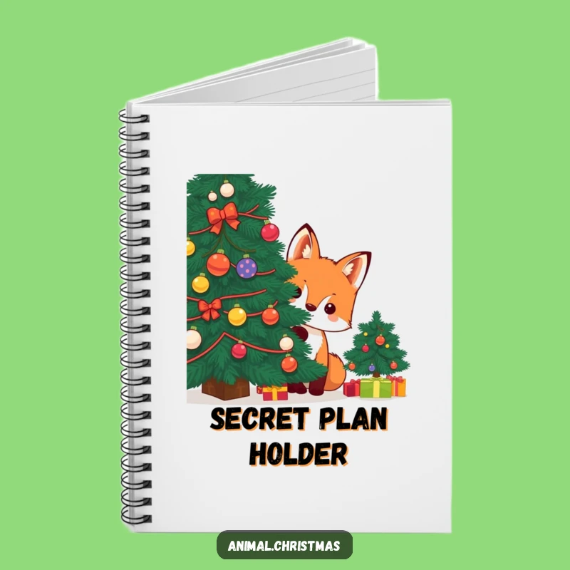 Funny Kawaii Fox Notebook: Hilarious Journal for Holiday Ideas & Notes