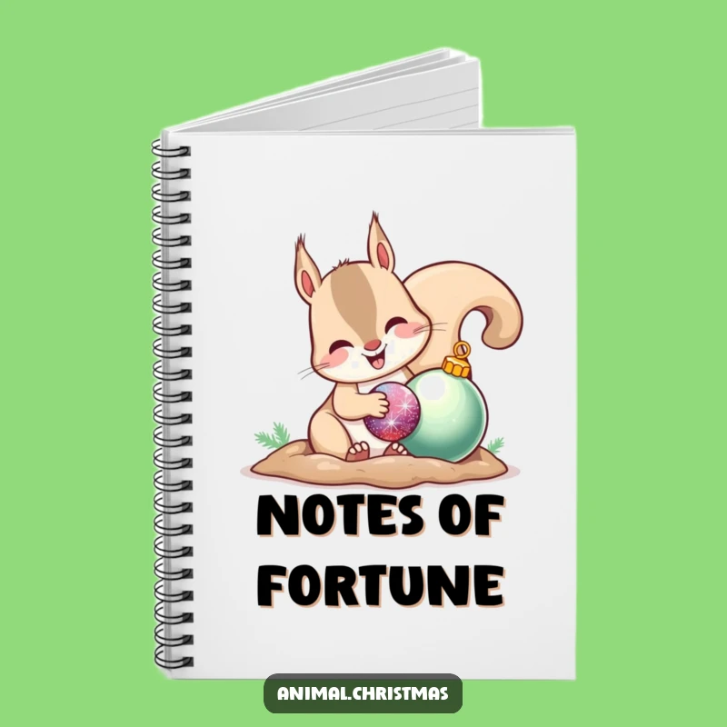 Funny Squirrel Ornament Notebook: Happy Hoarder for Jotting Notes