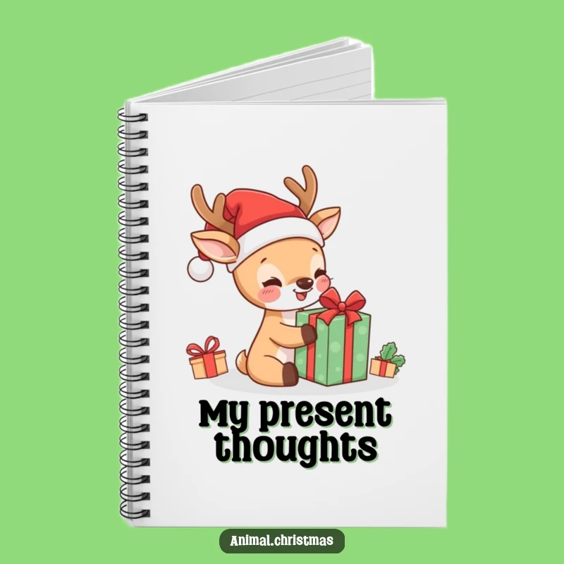Funny Kawaii Deer Notebook: Hilarious Journal for Holiday Ideas & Cute Notes