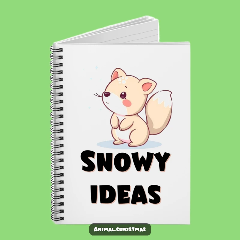 Funny Snow Sprinkling Animal Notebook: Capture Winter's Sparkle - Hilarious Gift