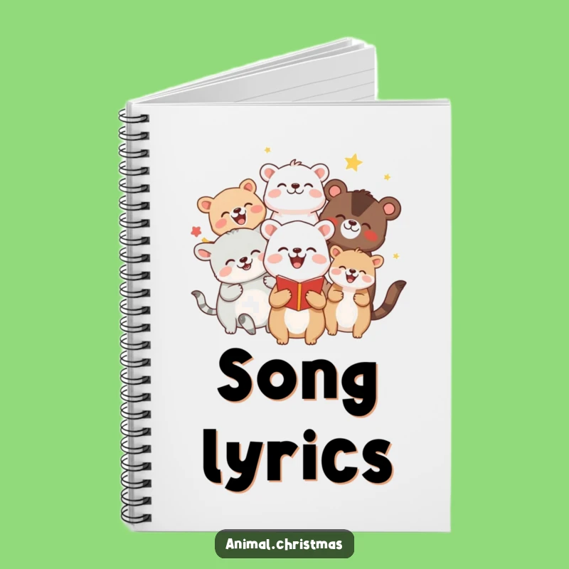 Funny Caroling Animals Notebook: Compose Your Thoughts with This Hilarious Gift