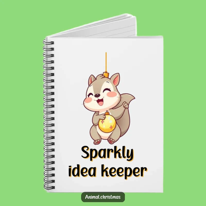 Funny Kawaii Squirrel Notebook: Hilarious Journal for Holiday Ideas & Notes