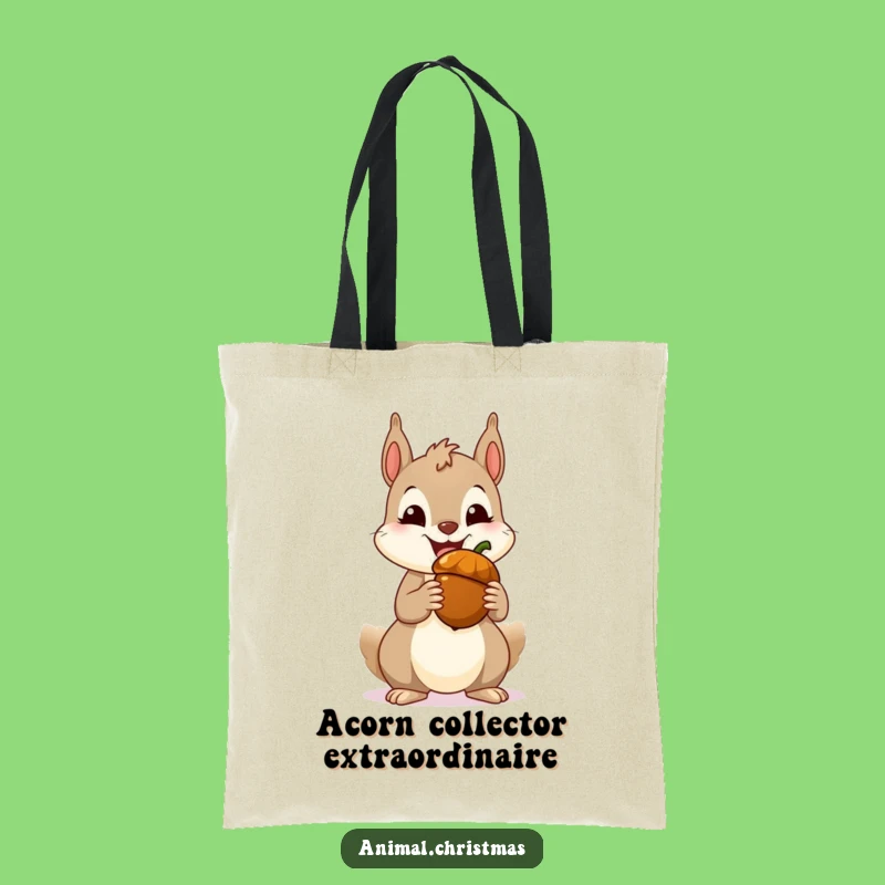 Funny Squirrel Acorn Tote Bag - Stylish & Hilarious Holiday Shopping Gift