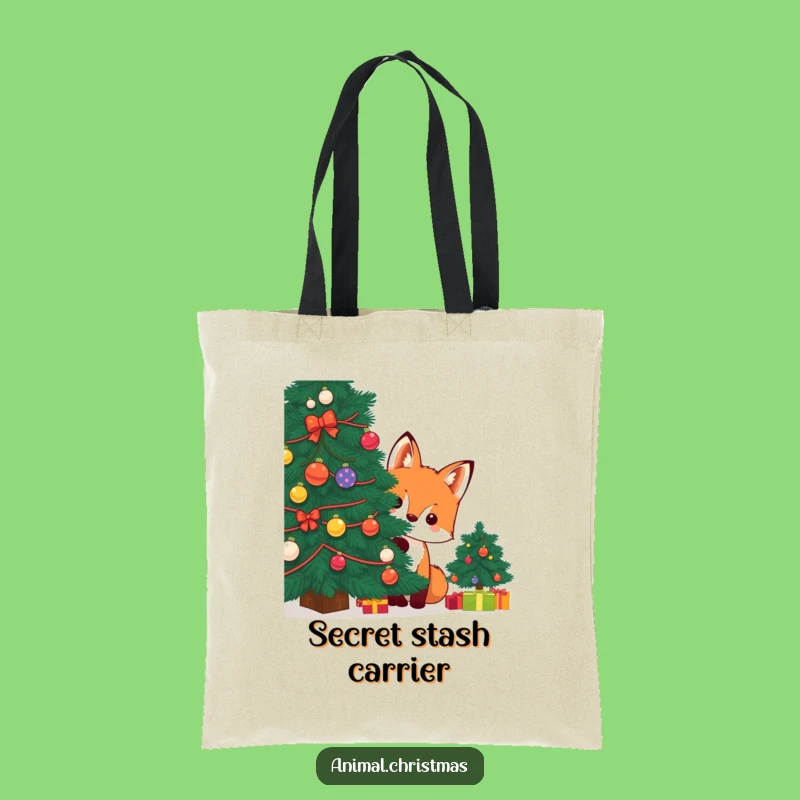 Funny Kawaii Fox Tote Bag: Stylish & Hilarious Holiday Companion